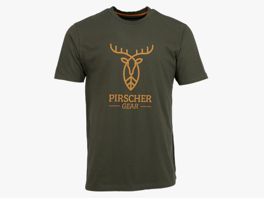 Pirscher Gear T-Shirt Full Logo (Grün)