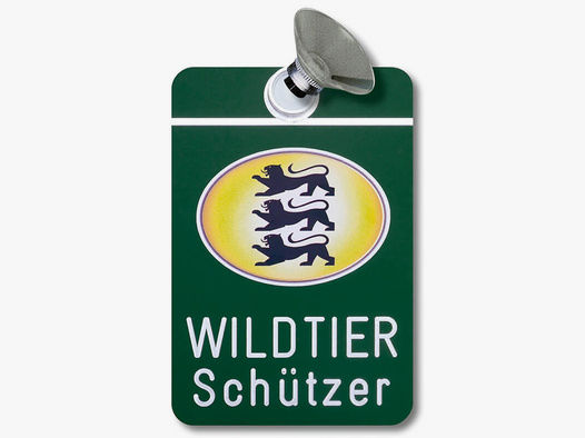 Autoschild Wildtierschützer Baden-Württemberg