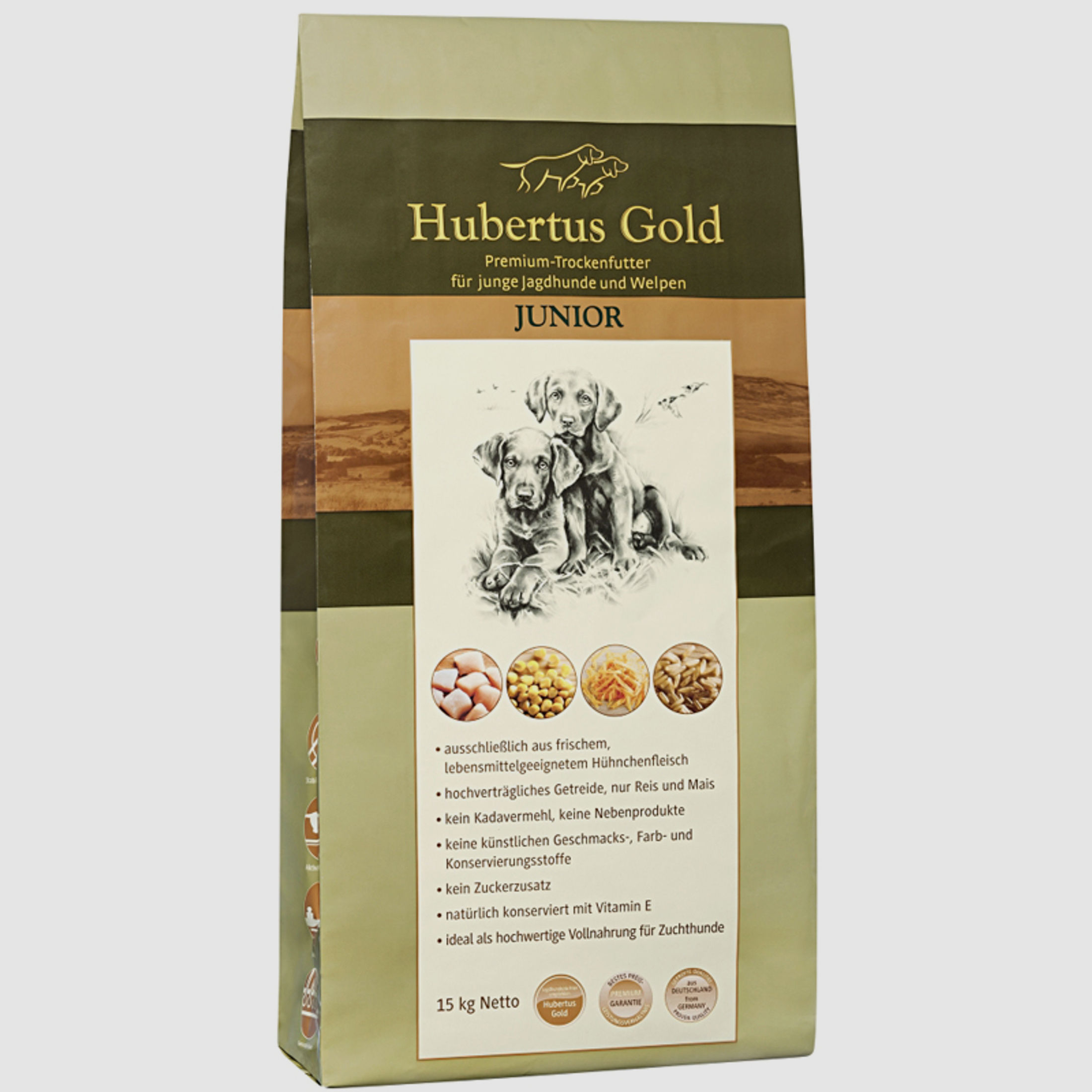 Hubertus Gold Premium Trockenfutter Junior 14kg