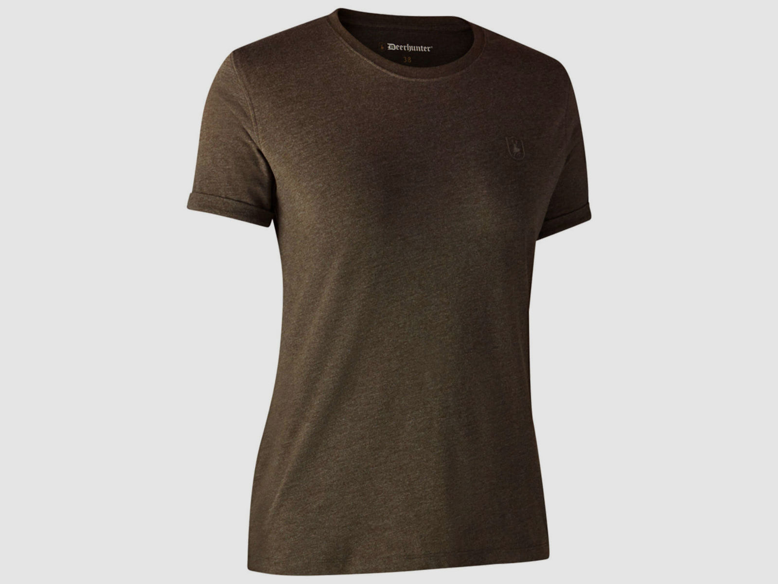 Deerhunter Damen T-Shirt Basic 2er-Pack (Braun/Grau)