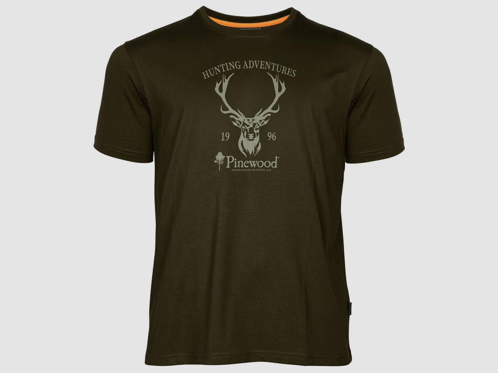 Pinewood T-Shirt Red Deer (Green)