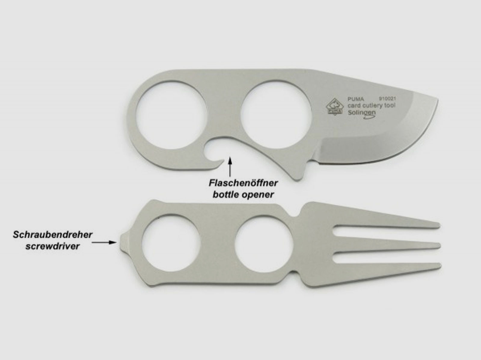 PUMA card cutlery tool
