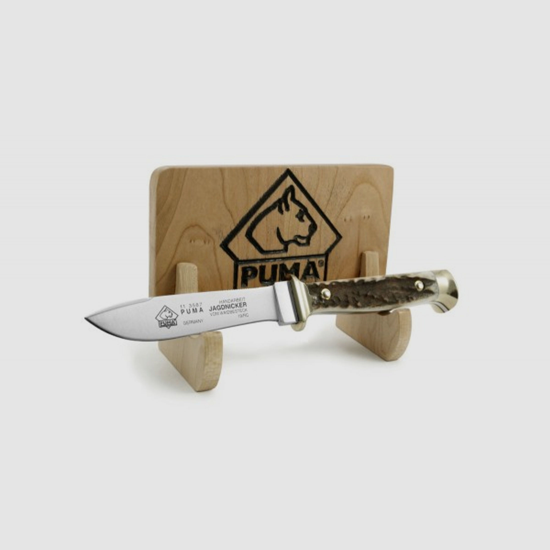 PUMA Messerständer für 1 Messer, Holz ohne Messer