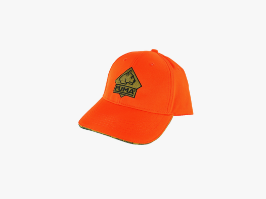 PUMA Kappe neon orange mit Klettverschluss