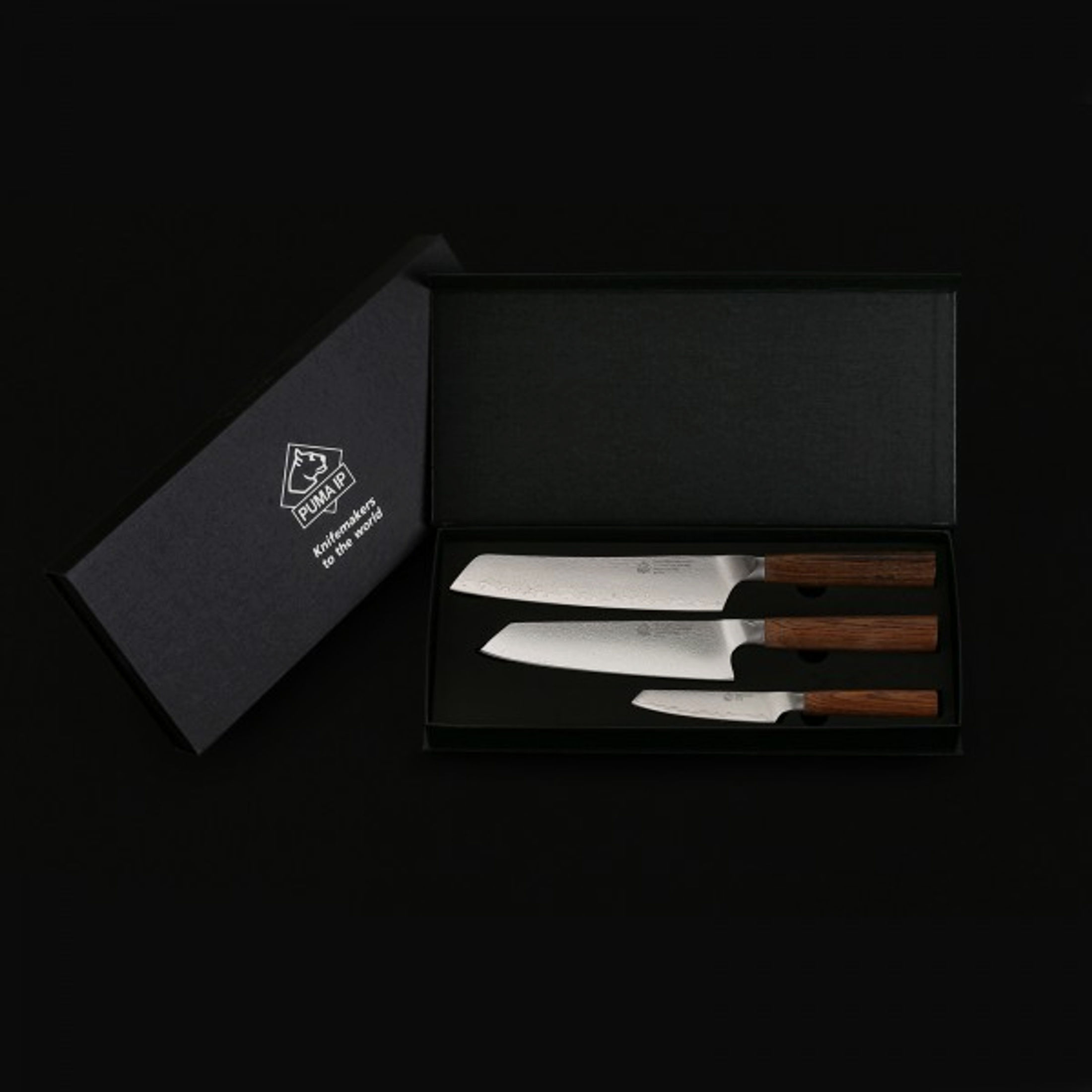 PUMA IP set of 3: chef, santoku, & pairing knife