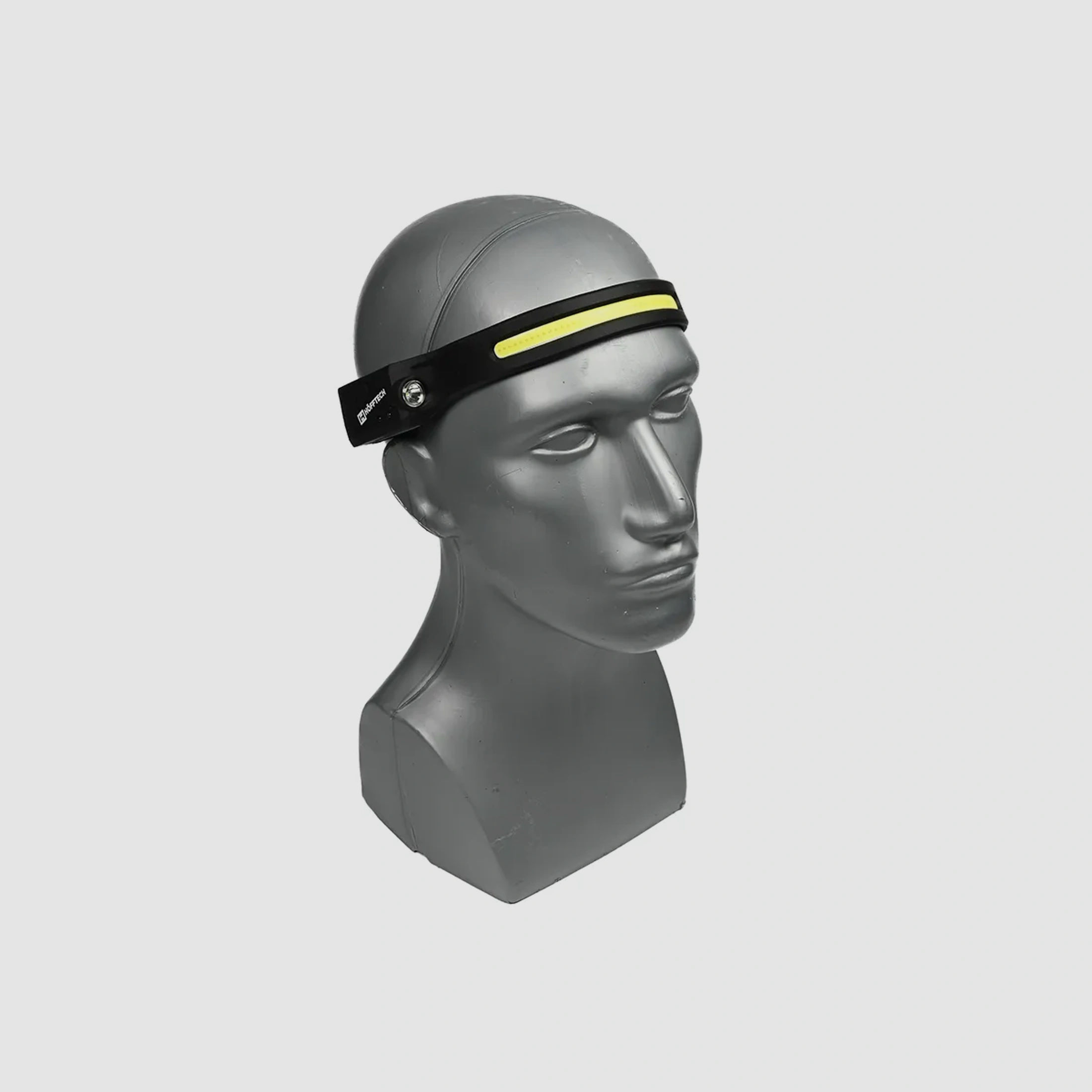 LED-Kopflampe "Wave Light" mit Bewegungssensor - mit USB wiederaufladbar
