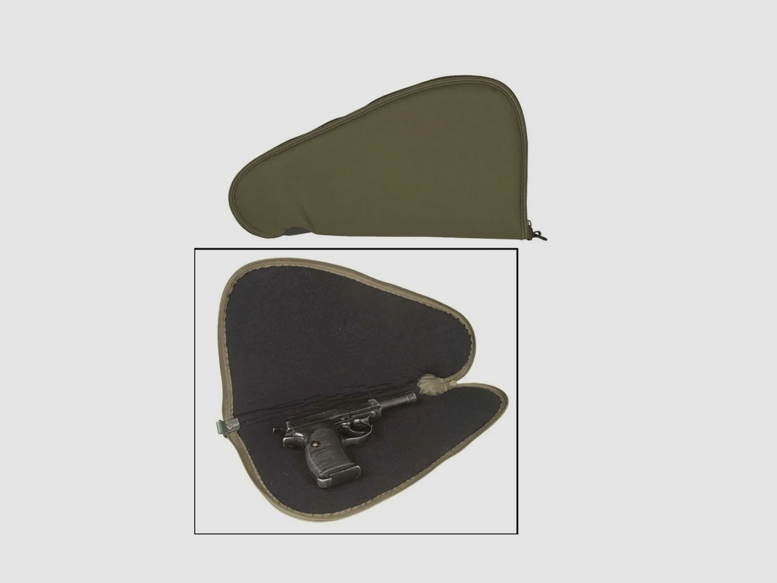 Pistolentasche / Pistol Case, abschließbar, Small (30cm), Schwarz