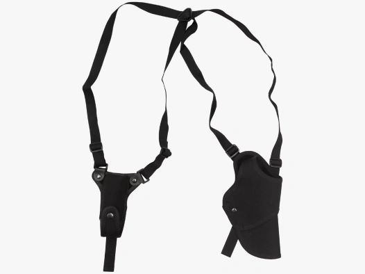 Pistolen Schulterholster mit Magazintasche, Rechtshänder, Schwarz