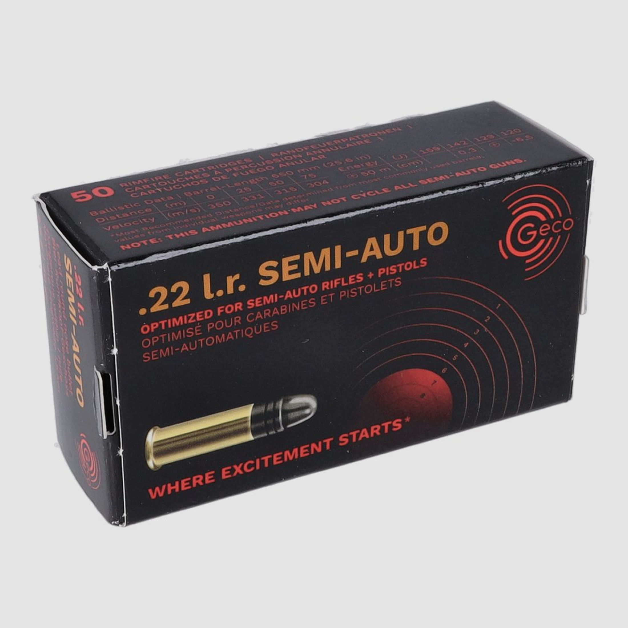 GECO Semi-Auto 40gr .22lr