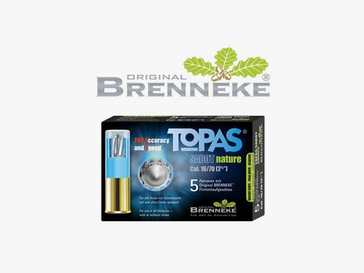 BRENNEKE TOPAS® Sabot nature 16/70