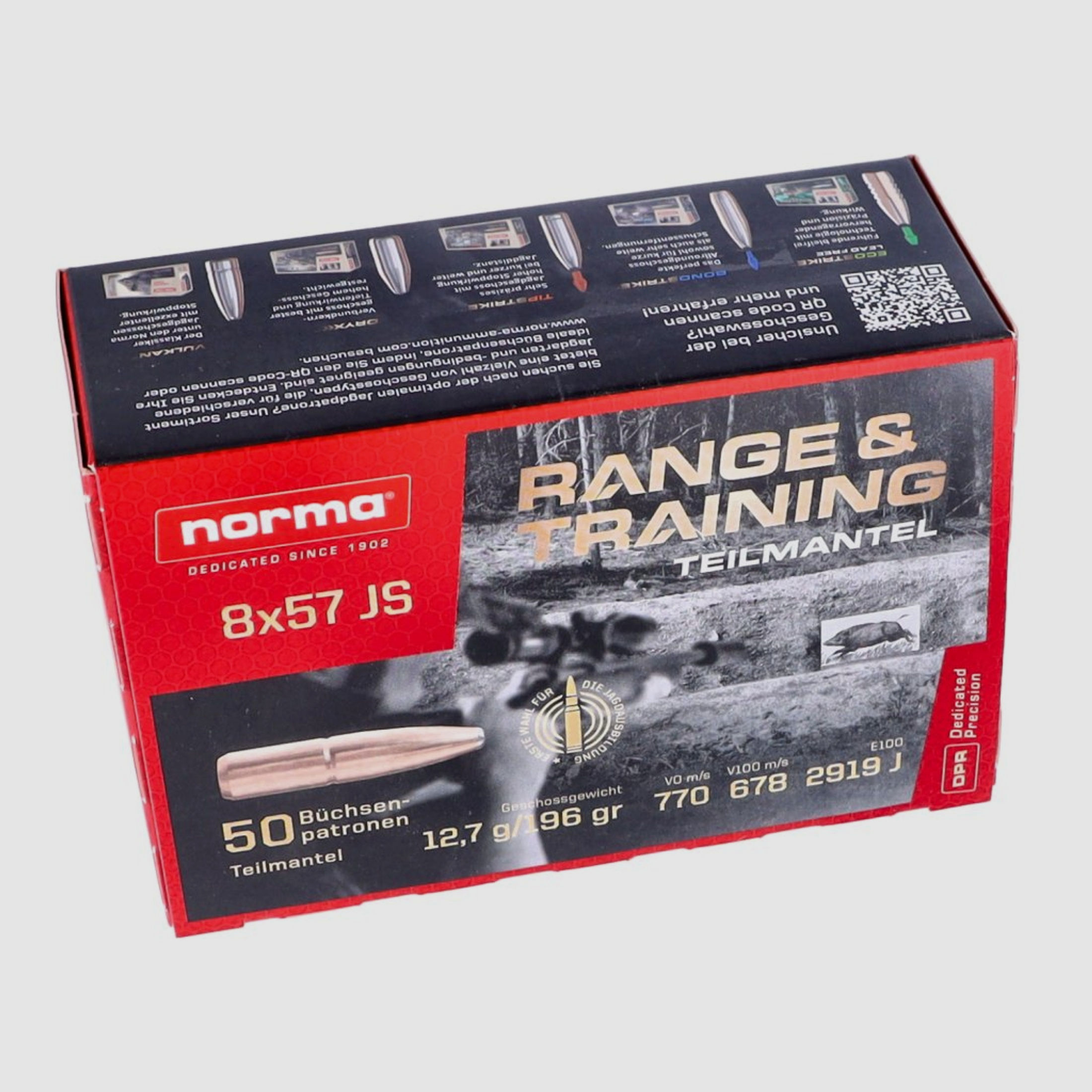 Norma Range & Training 8x57 IS (50er Pack)