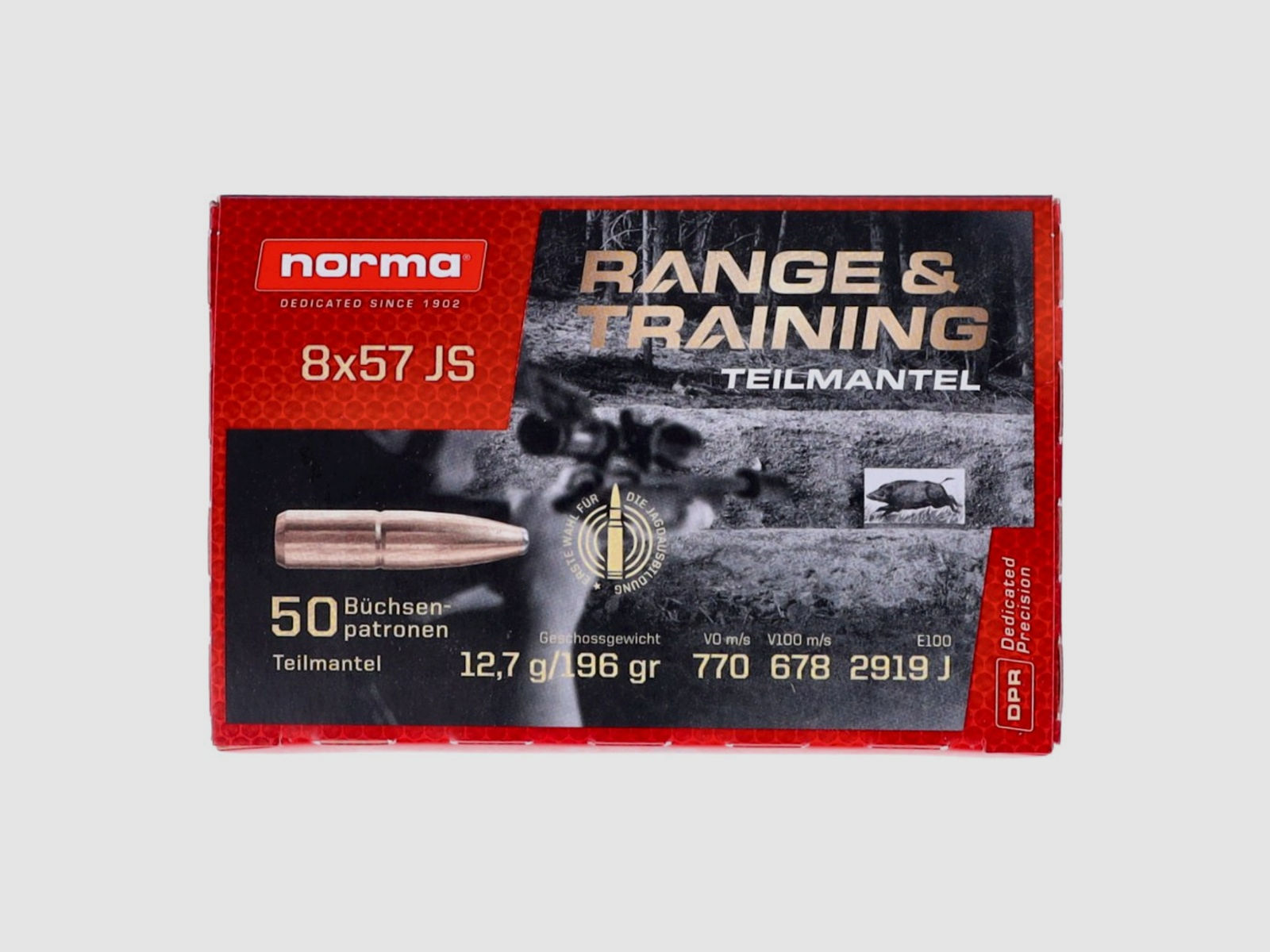 Norma Range & Training 8x57 IS (50er Pack)