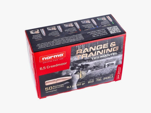 Norma Range & Training 6,5 Creedmor (50er Pack)