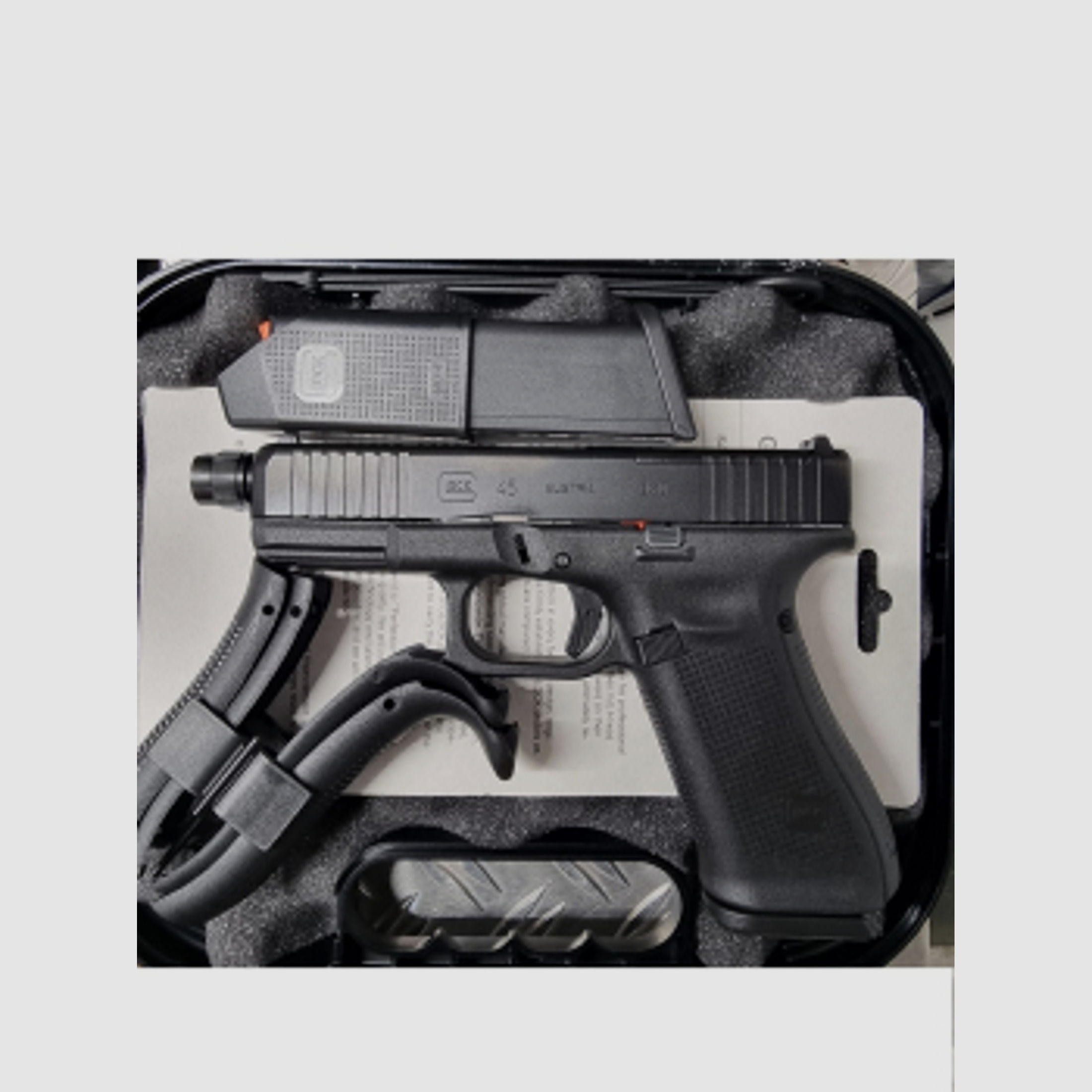 Glock 45 MOS 9mm Luger mit Gewindelauf
