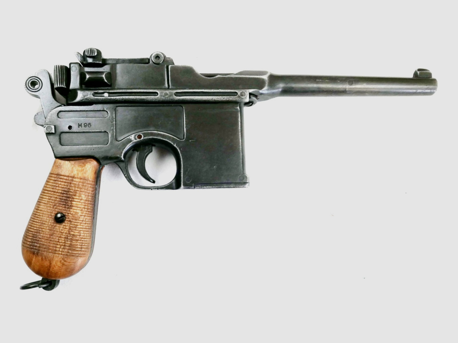 Pistole C96 Mauser Modellwaffe Modelgun-Holzgriff Battlefield