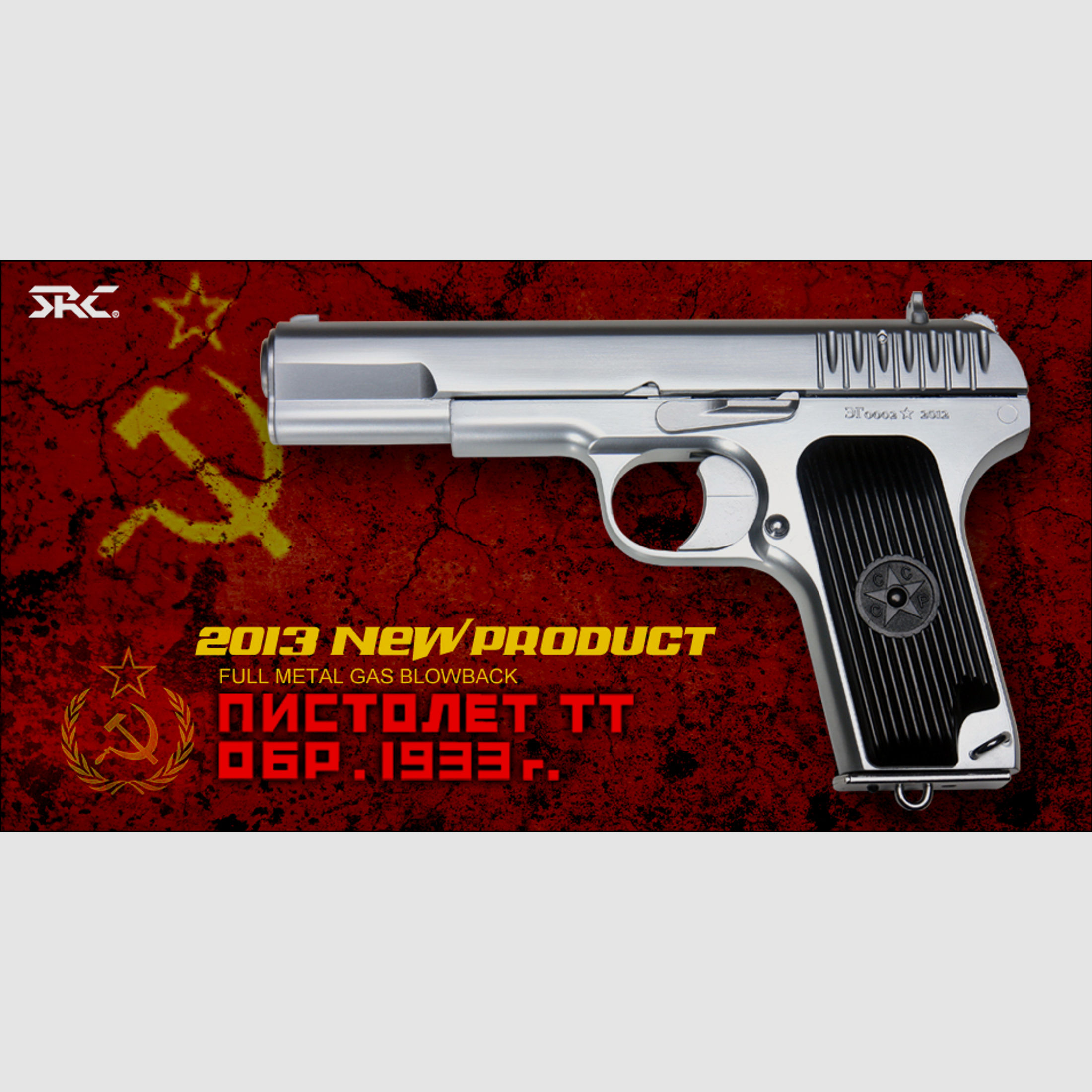 TT33 6mm GBB Russische Legende SR-33 Nickel