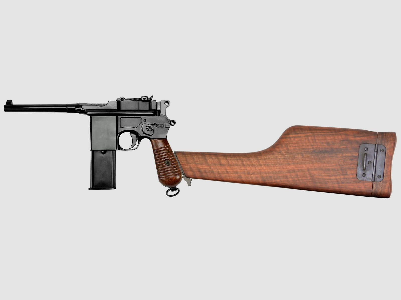 Anschlagschaft - Holster für Mauser C96 & M712 mit 10er Magazin
