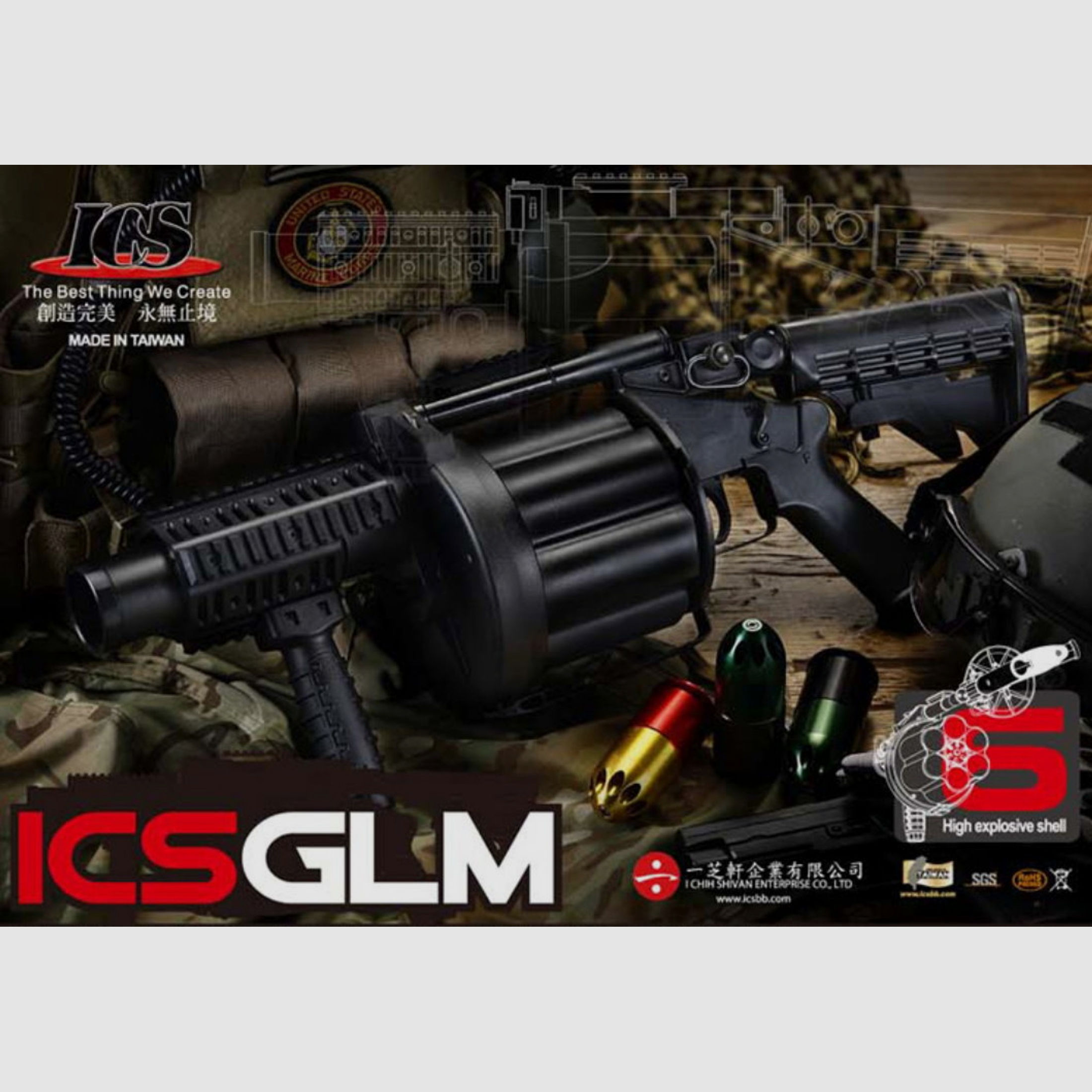 M32 GLM Revolver Granatwerfer Airsoft