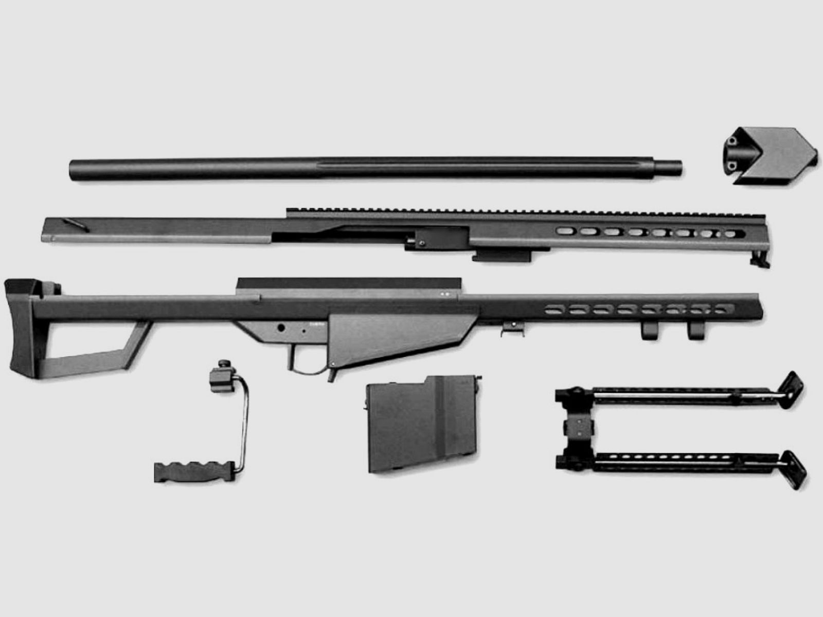 M82A1 SNIPER 6mm S-AEG Ganzmetall