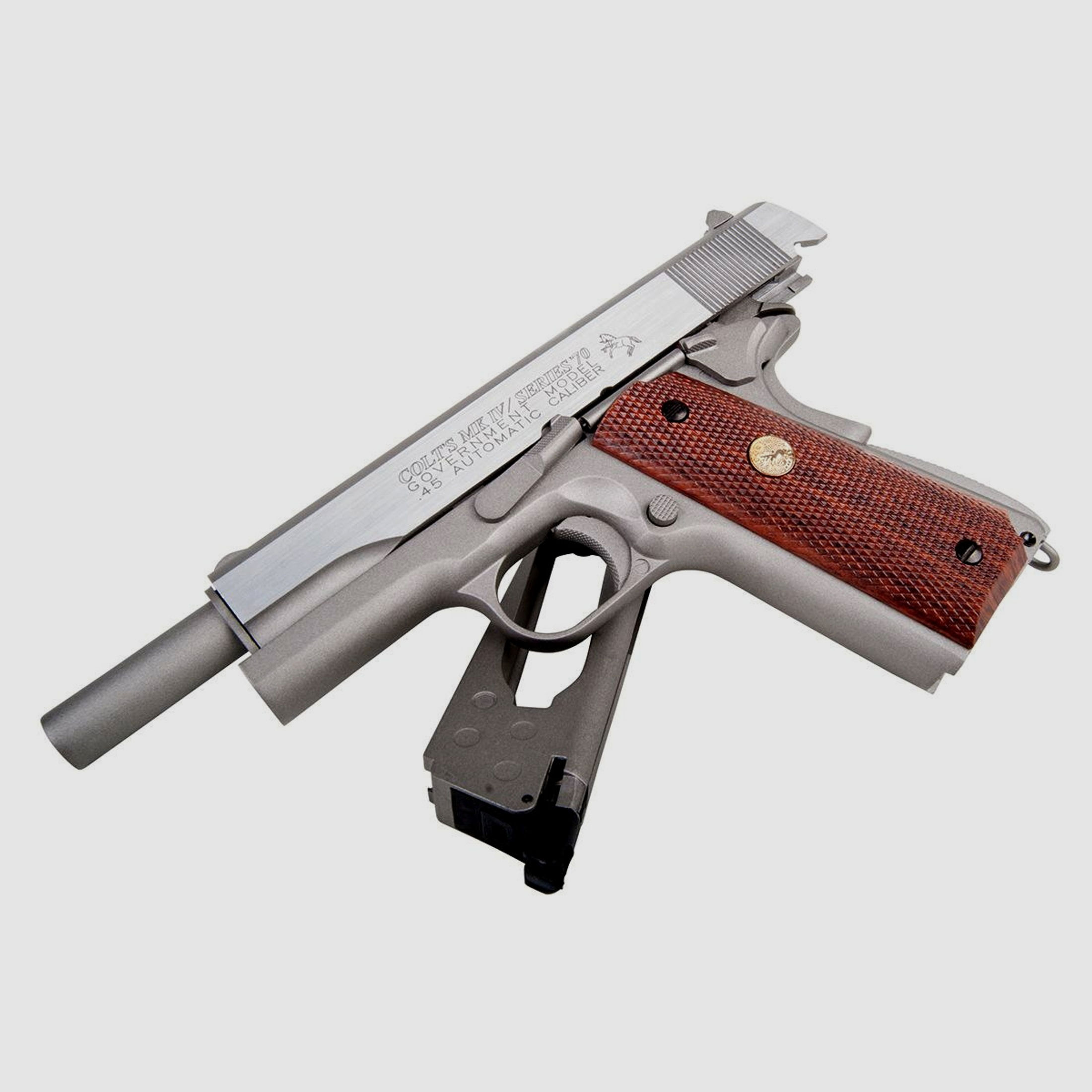 COLT M1911 MKIV Government Series '70 GBB Stainless Finish