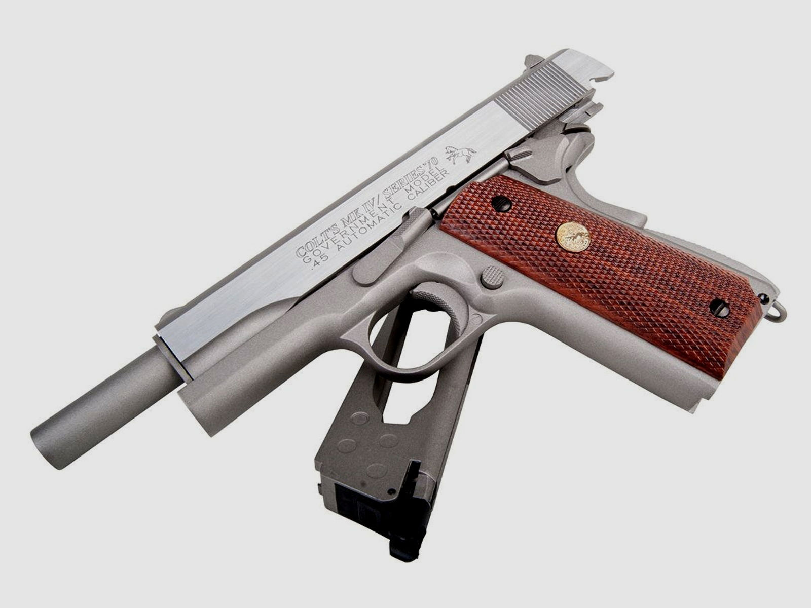COLT M1911 MKIV Government Series '70 GBB Stainless Finish