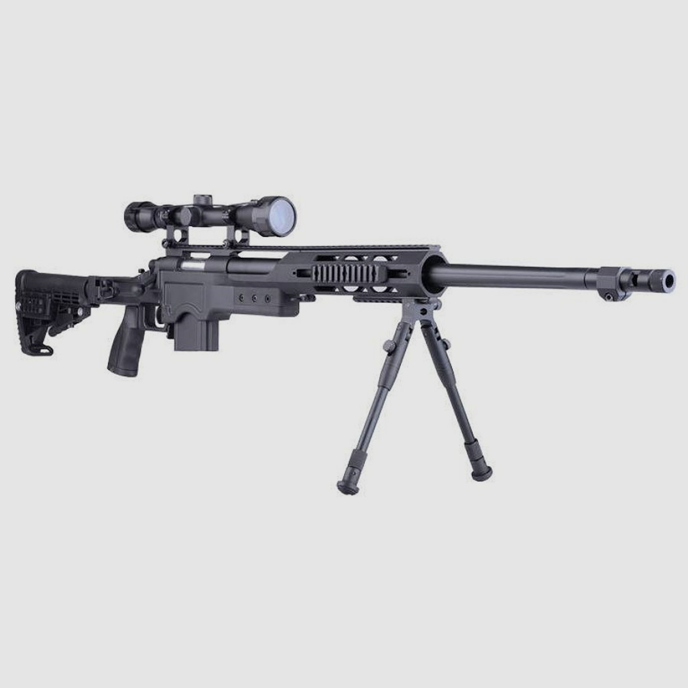T5005 CNC TAC Snipergewehr schwarz 6mm BB
