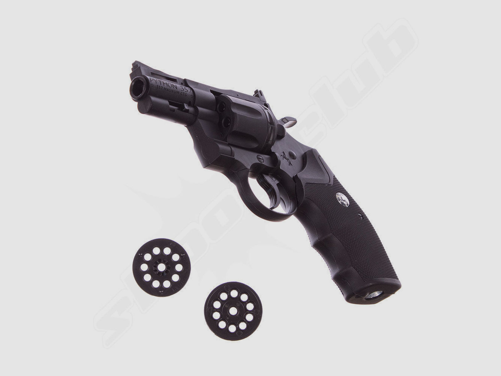 Colt Python 2,5" CO2-Revolver - 4,5mm Stahl BB & Diabolo