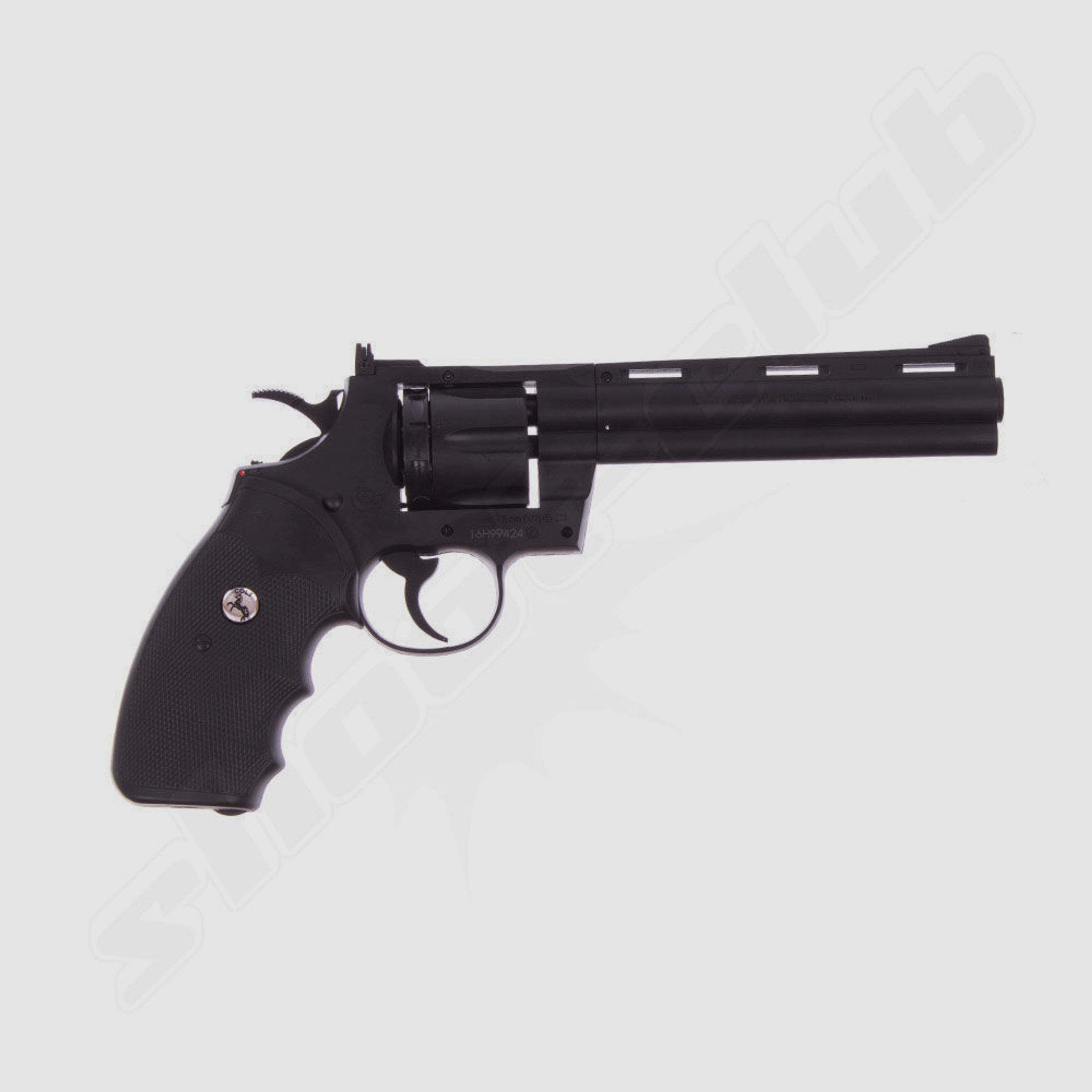 Colt Python 6 Zoll CO2 Revolver 4,5mm Stahl BB & Diabolo - Koffer-Set