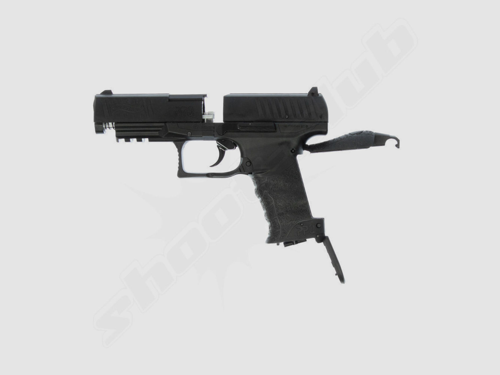 Walther PPQ CO2 Pistole 4,5 mm Diabolos - Komplett-Set