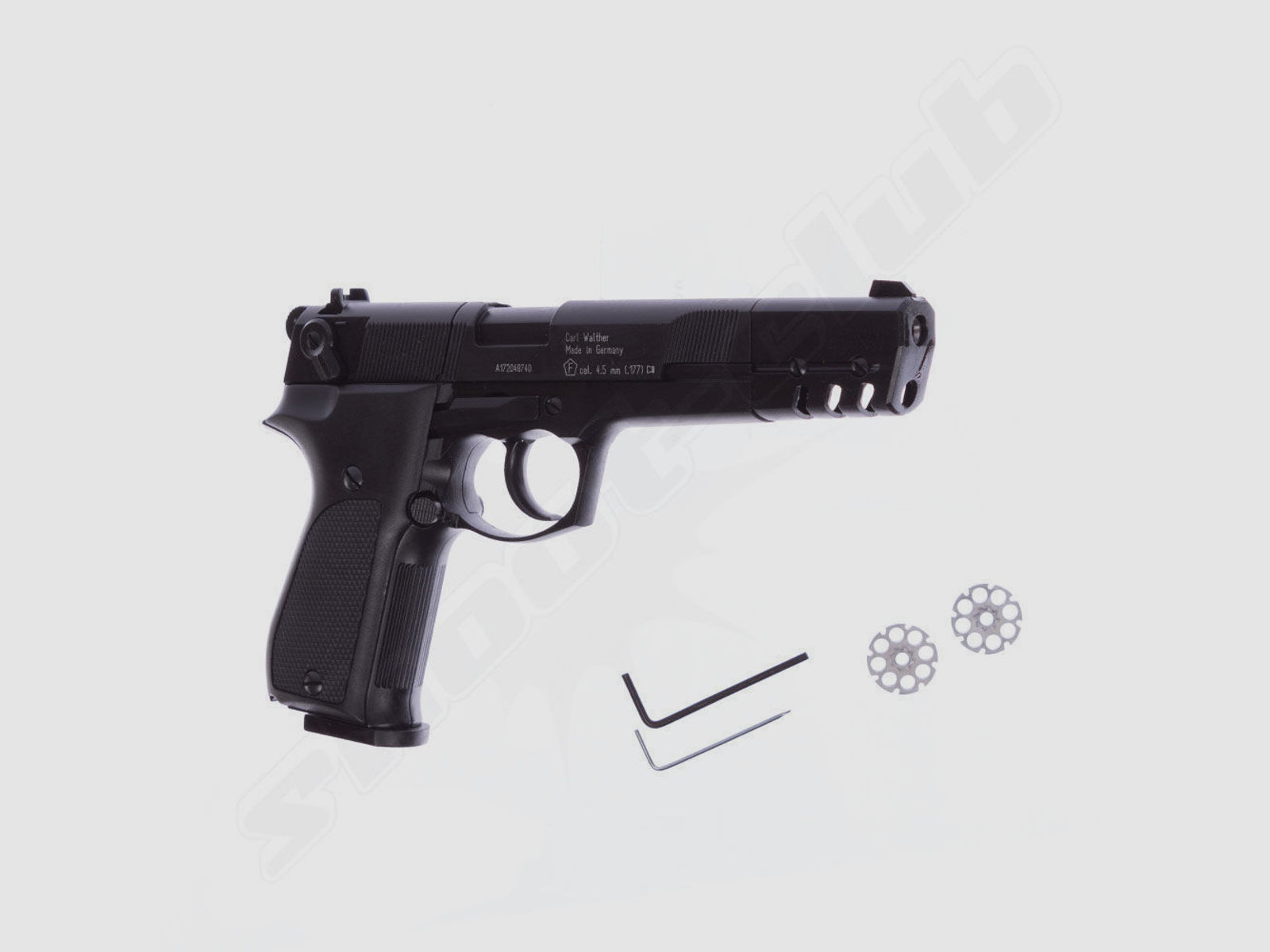 Walther CP88 Competition Co2 Pistole Kal. 4,5mm im Set