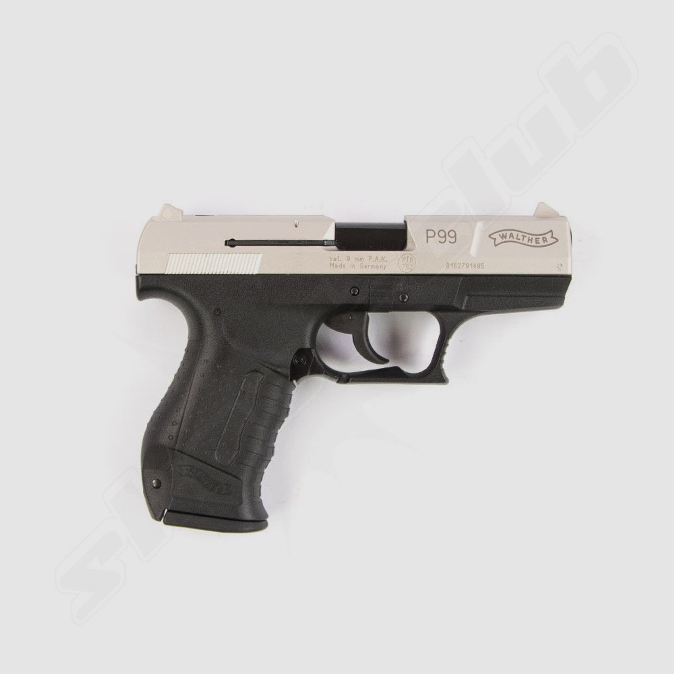 Walther P99 Schreckschusspistole vernickelt - Kal. 9mm