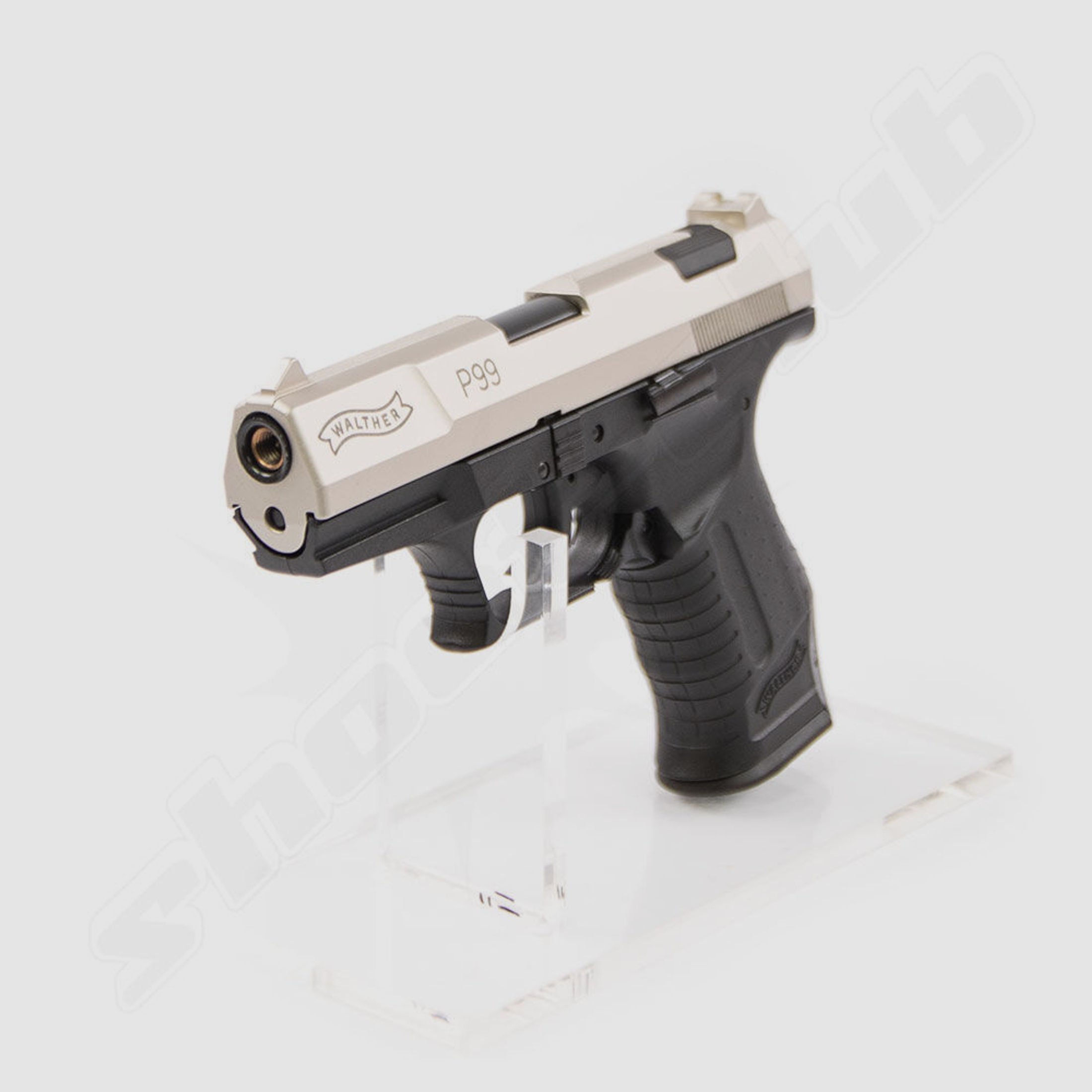Walther P99 Schreckschusspistole vernickelt - Kal. 9mm