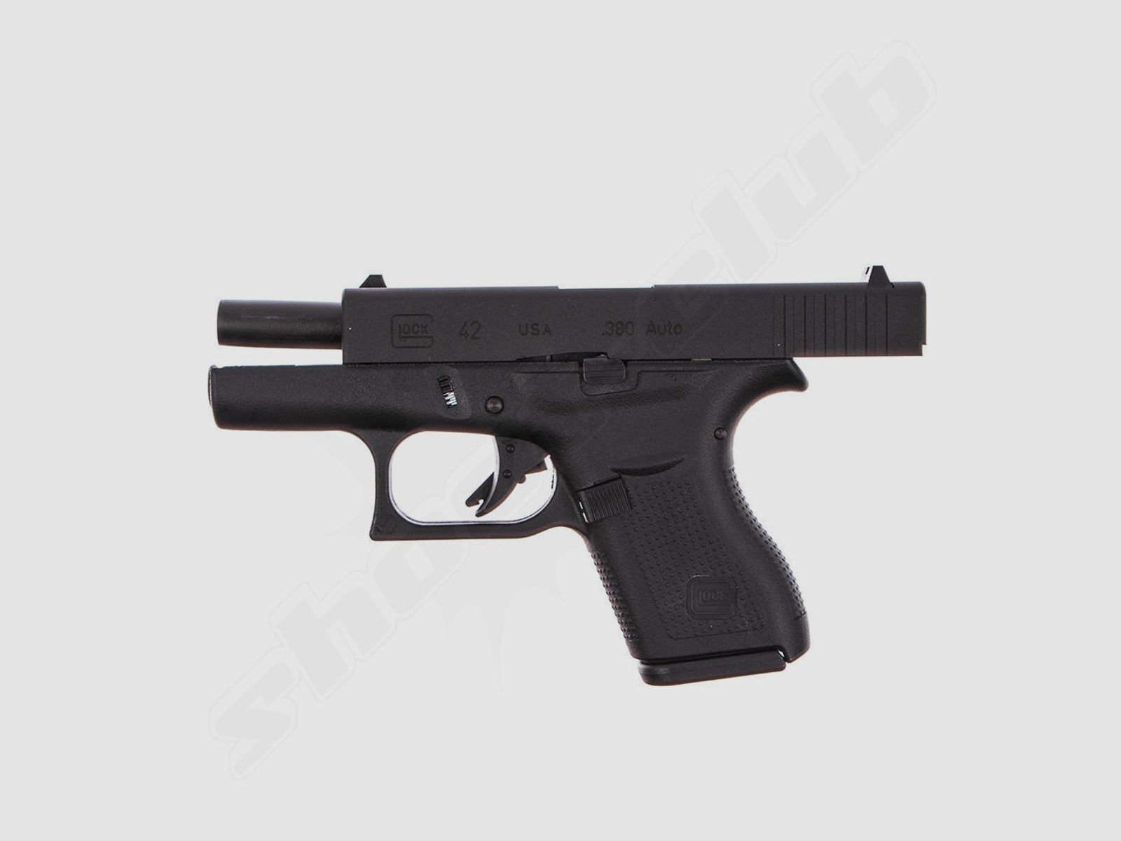 Glock 42 Airsoftpistole 6 mm GBB/schwarz/VFC
