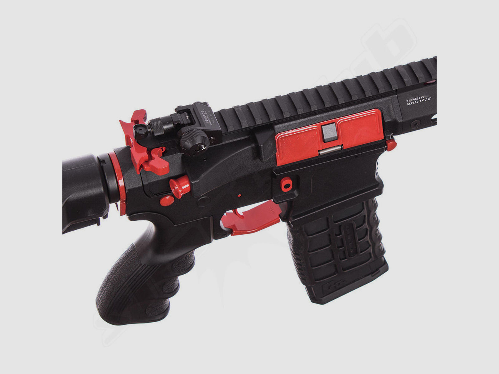 G&G CM16 SRXL S-AEG black/red mit Mosfet & ETU - P18