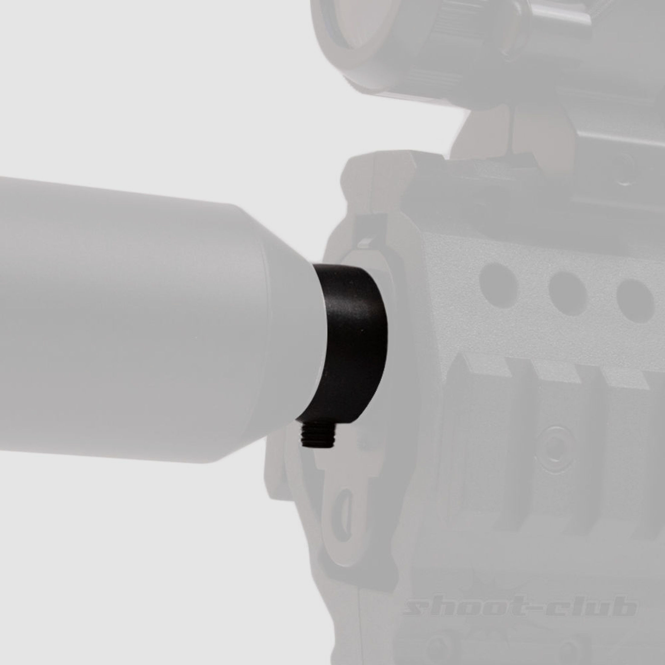 Schalldämpferadapter für Beretta M92 und Perfecta 32 Luftgewehr - Klemmmontage