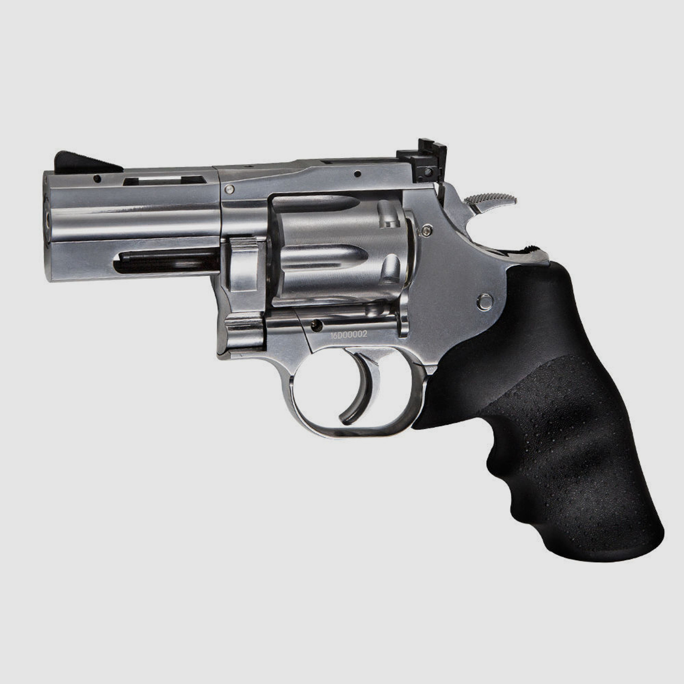 ASG CO2 Revolver Dan Wesson 715 2,5 Zoll Kal. 4,5mm Diabolos - Silber