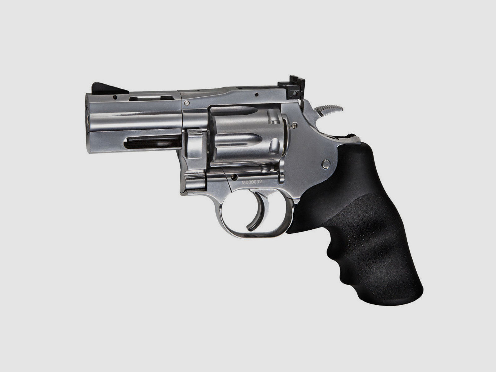 ASG CO2 Revolver Dan Wesson 715 2,5 Zoll Kal. 4,5mm Diabolos - Silber