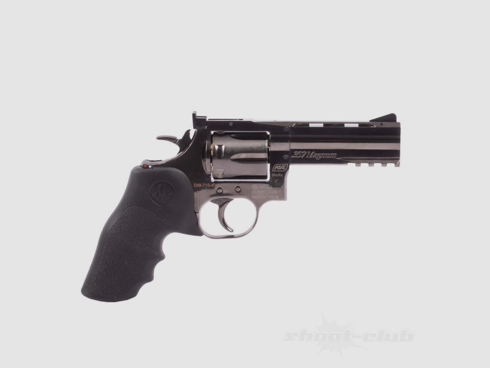 ASG Dan Wesson 715 4 Zoll Co2 Revolver 4,5 mm BB Steel Grey