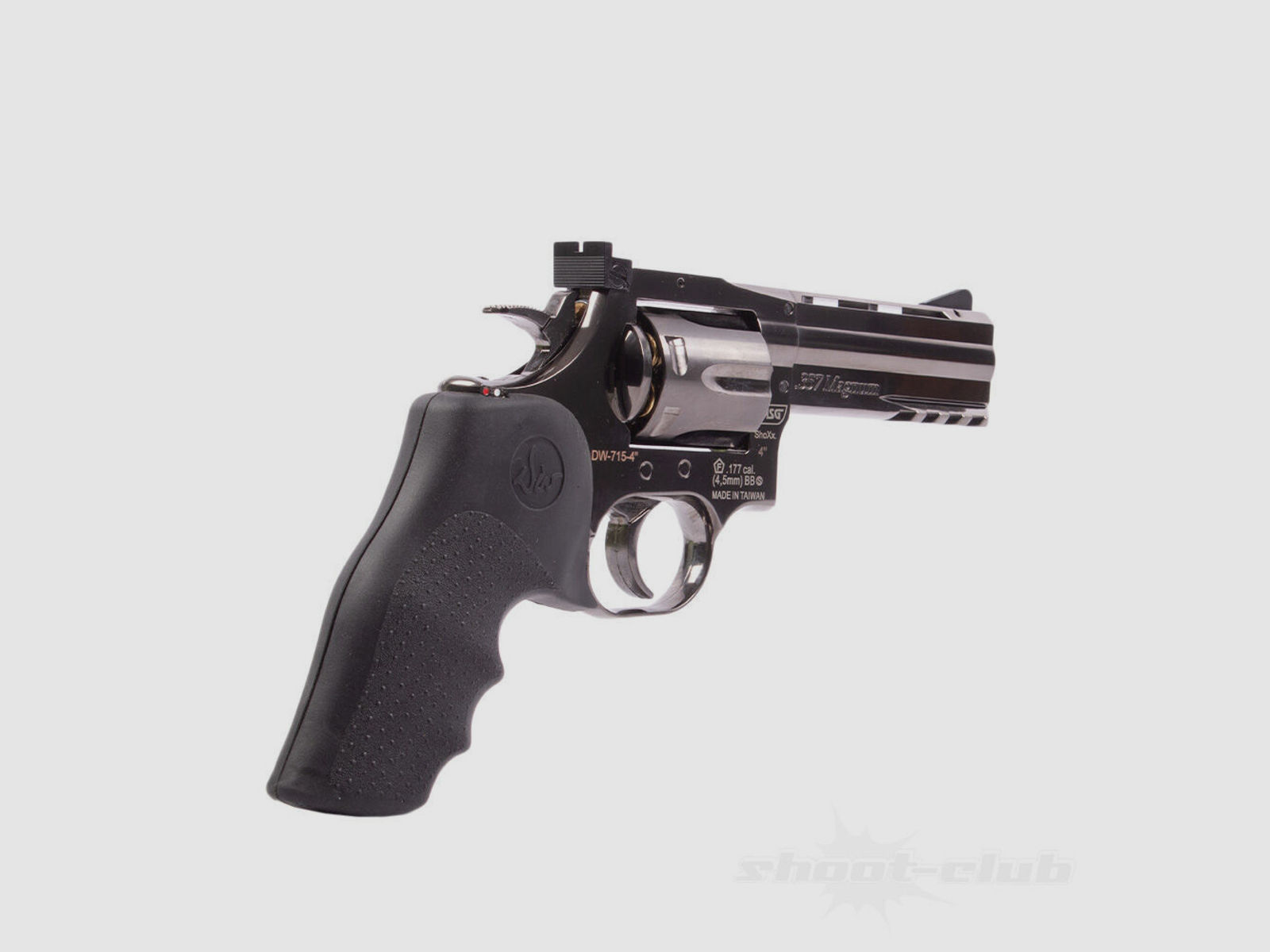 ASG Dan Wesson 715 4 Zoll Co2 Revolver 4,5 mm BB Steel Grey