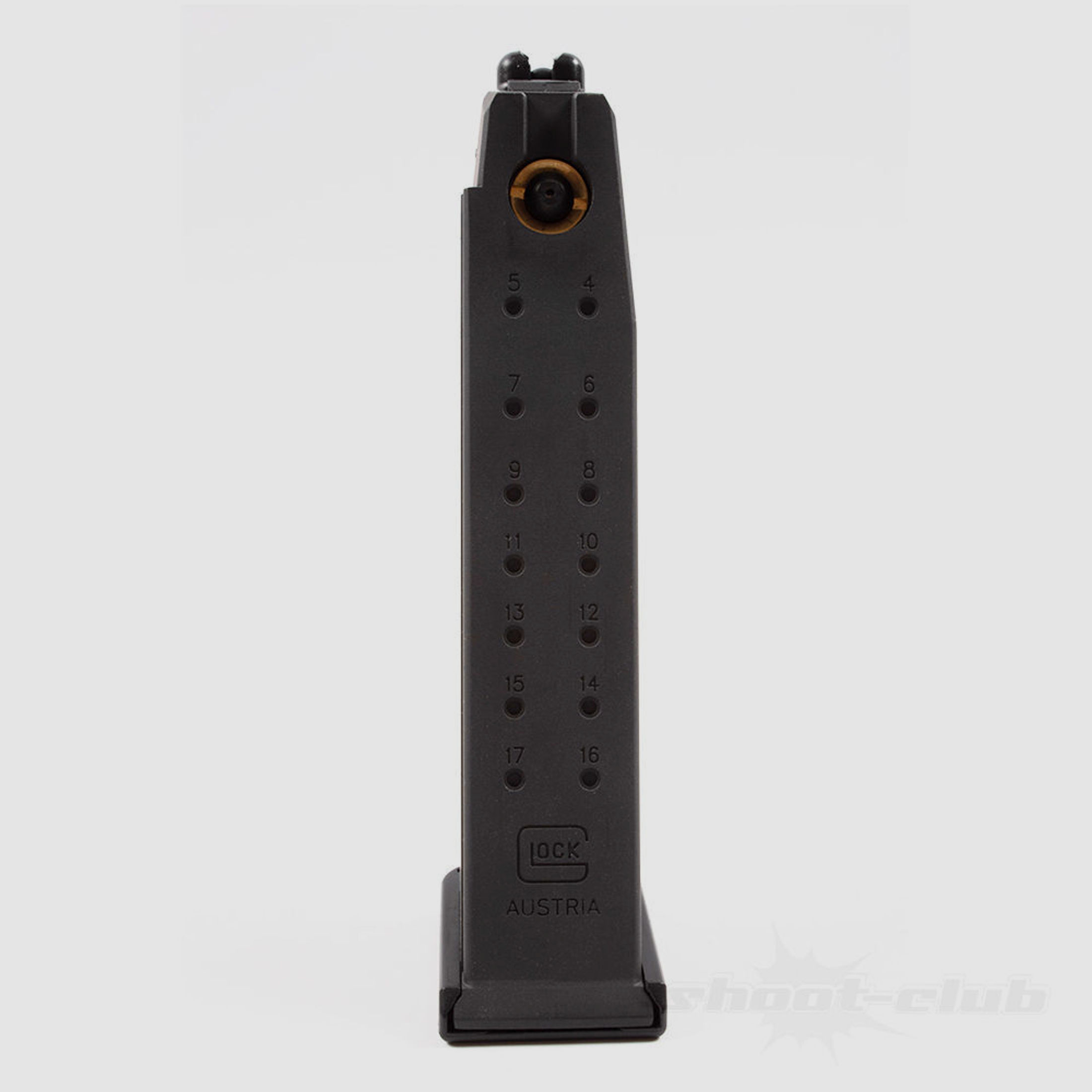 Ersatzmagazin für die Glock 17 Gen. 4 - Airsoft CO2 Pistole im Kal.6mm