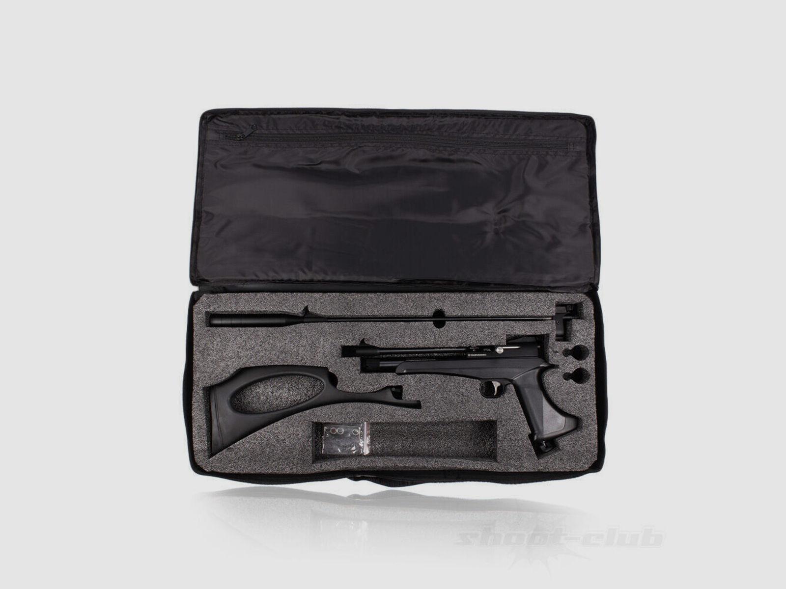 DIANA Chaser Rifle CO2 Pistole Kaliber 4,5 mm Diabolos im Futteral-Set
