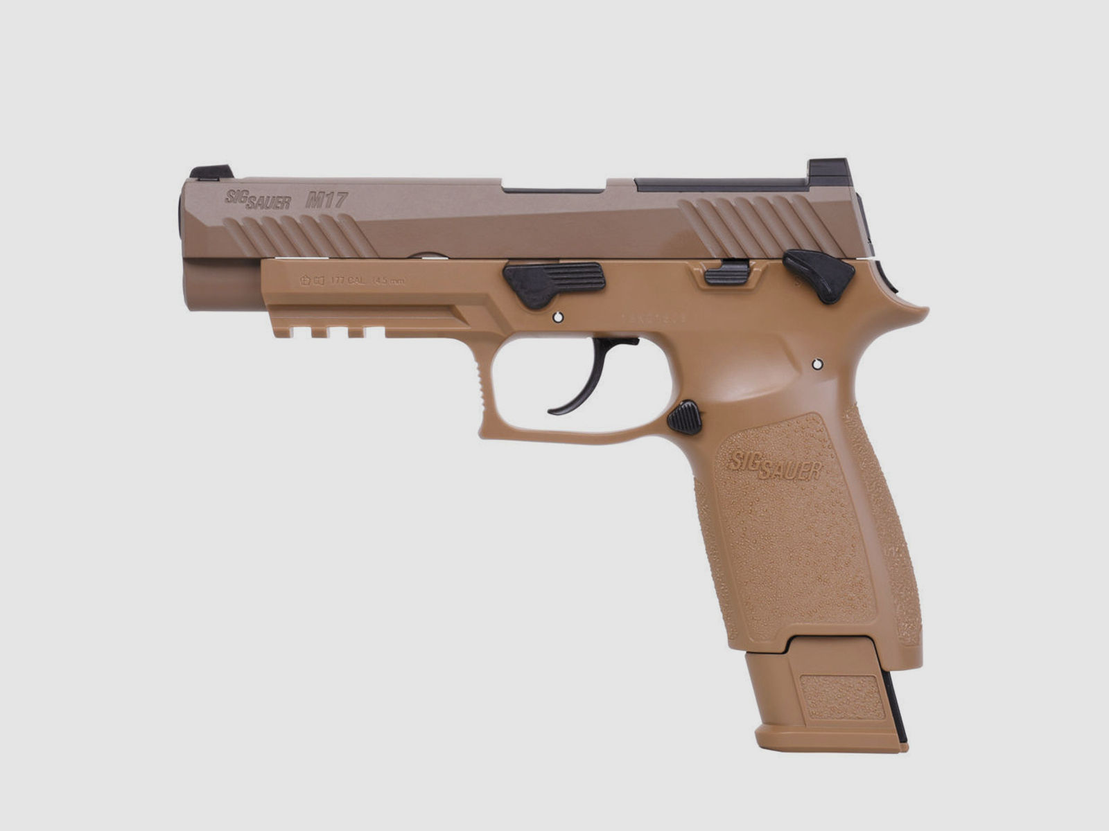 Sig Sauer P320-M17 CO2 Pistole 4,5mm Diabolos im Zielscheiben-Set