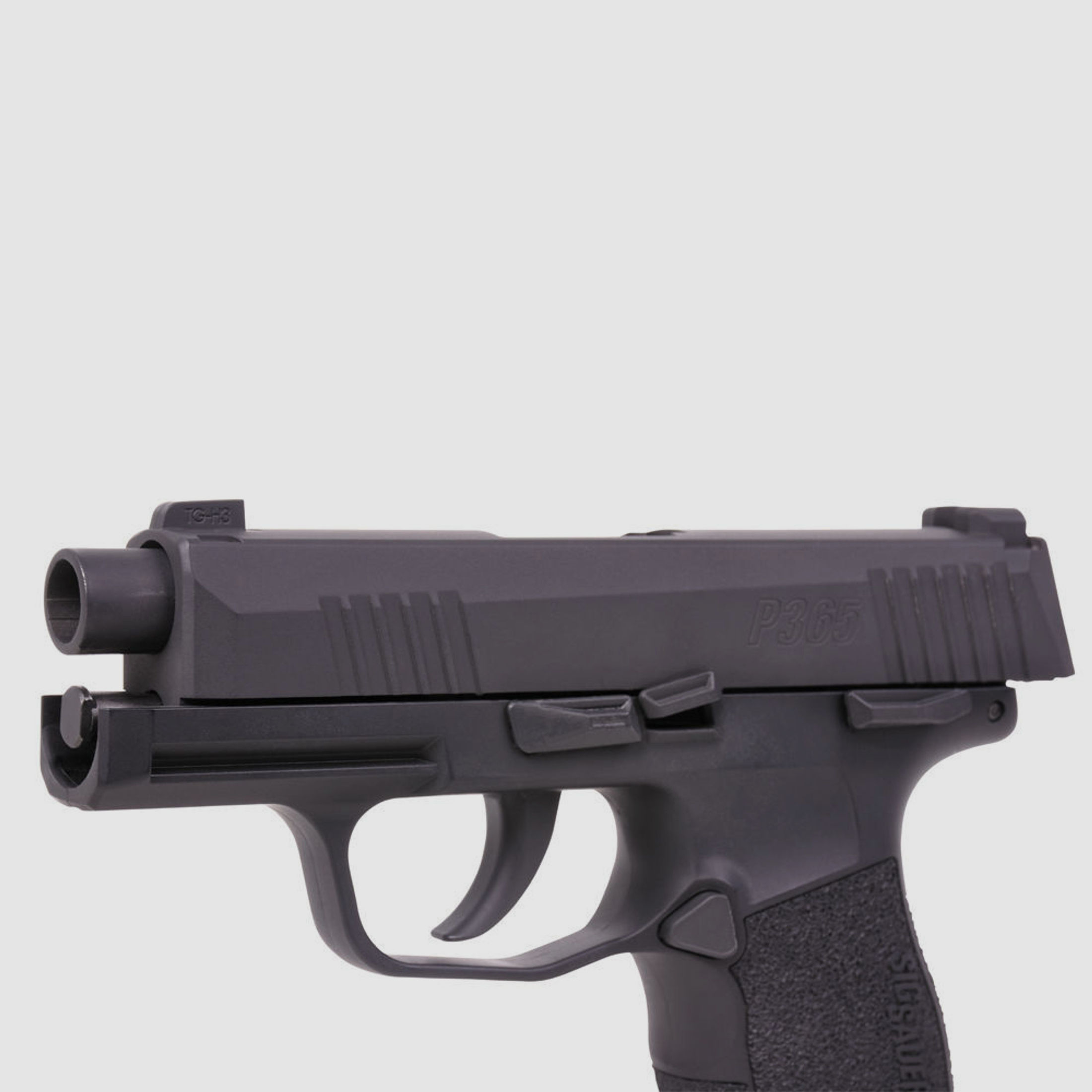 Sig Sauer P365 CO2 Pistole 4,5mm Stahlkugeln im Kugelfang-Set