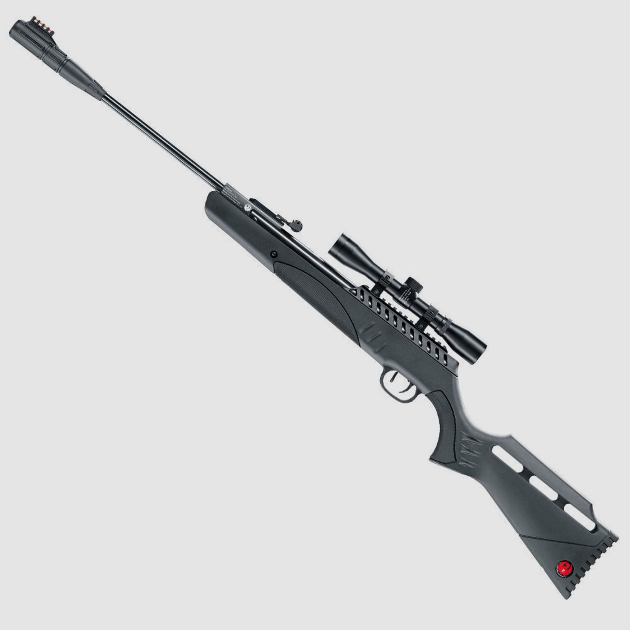 Ruger Targis Hunter Luftgewehr 4,5mm Diabolos - schwarz - im Zielscheiben-Set