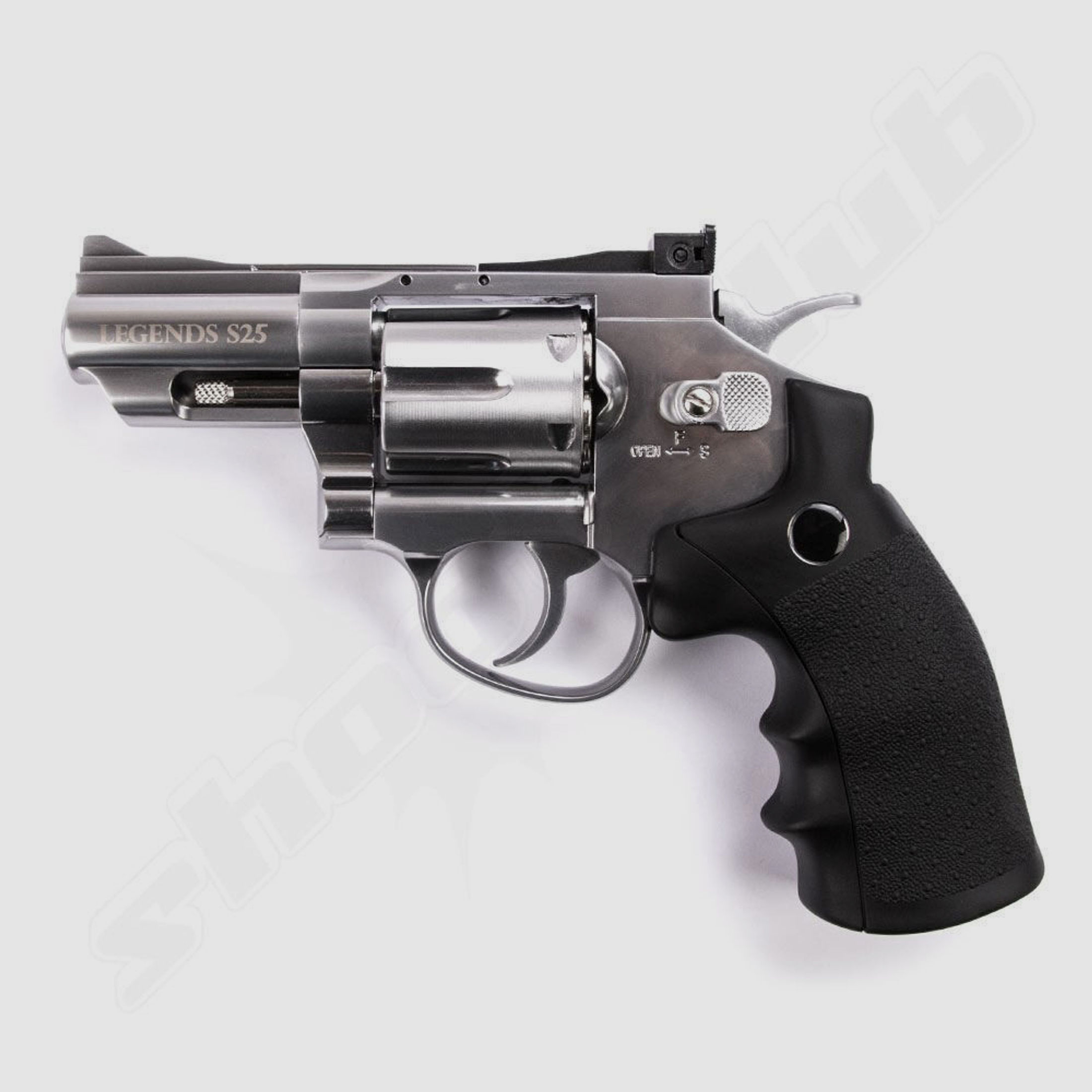 Legends S25 CO2 Revolver 4,5 mm Diabolos im Kugelfang Set