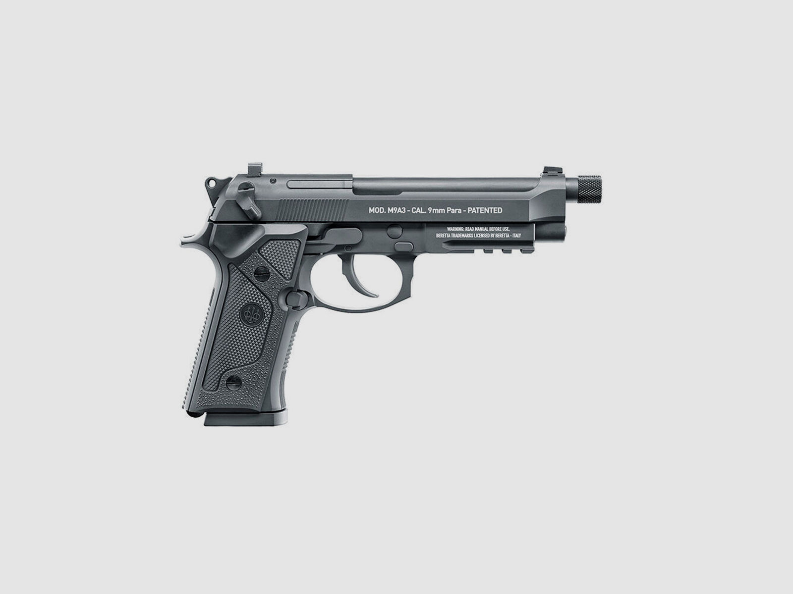 KWC Beretta M9A3 Airsoft Pistole Co2 Blow Back 6mm BB - Farbe Schwarz