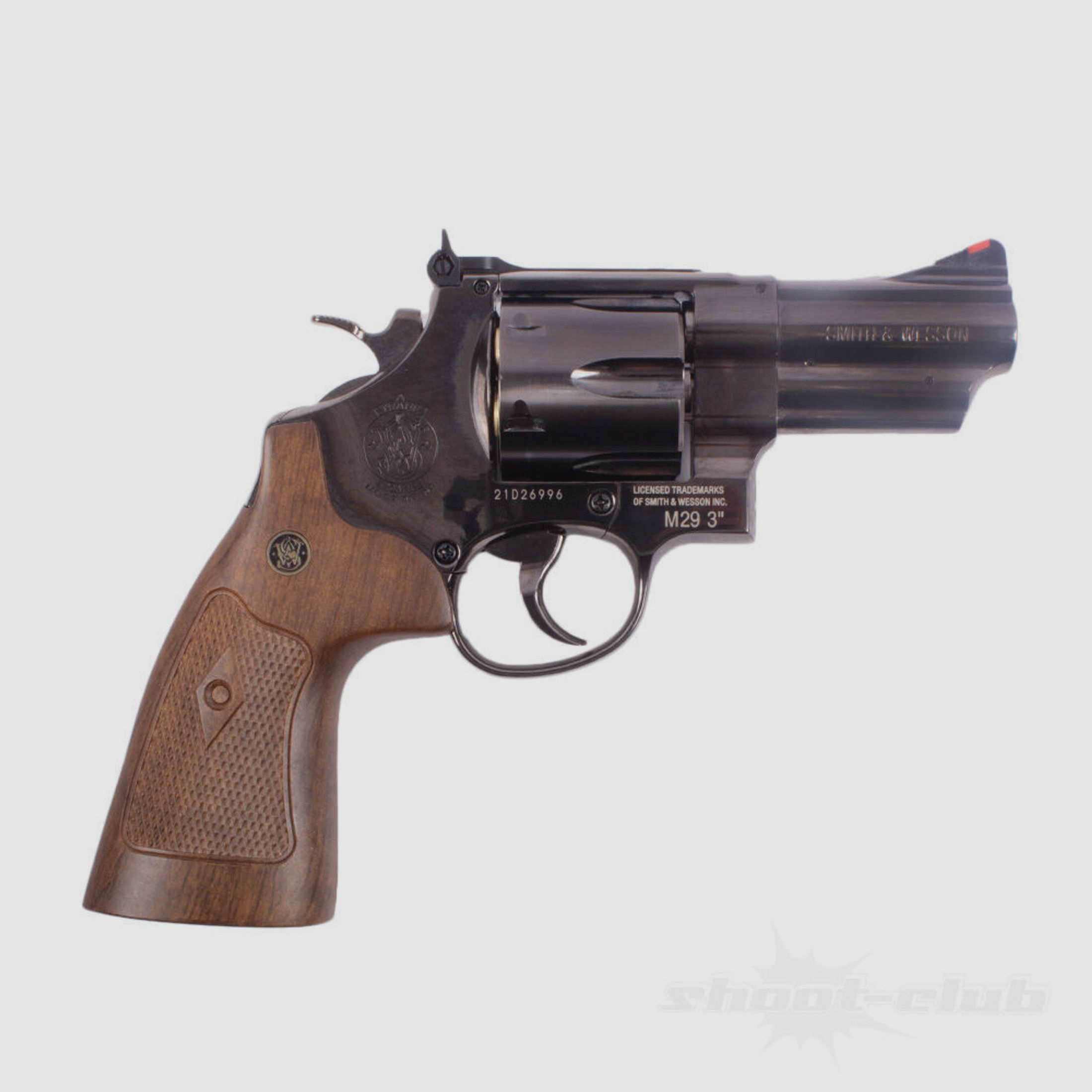 Umarex Smith & Wesson M29 Airsoft Revolver Co2 3 Zoll .6mm BB SA/DA