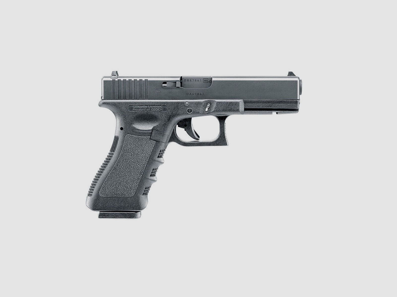 Glock 17 Gen 3 GHK Airsoft Pistole GBB Stahlschlitten 6 mm BB Schwarz