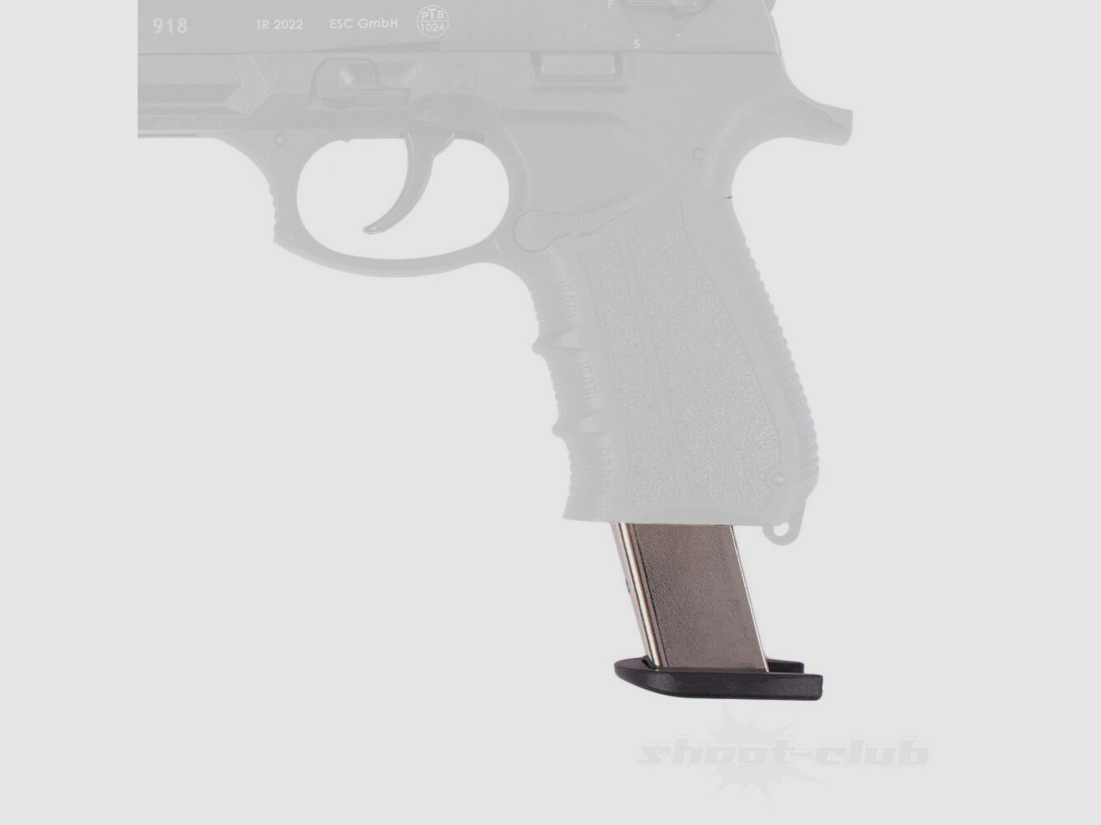 Zoraki 918 Magazin 18 Schuss Chrom Schreckschuss-Pistole - 9mm P.A.K.