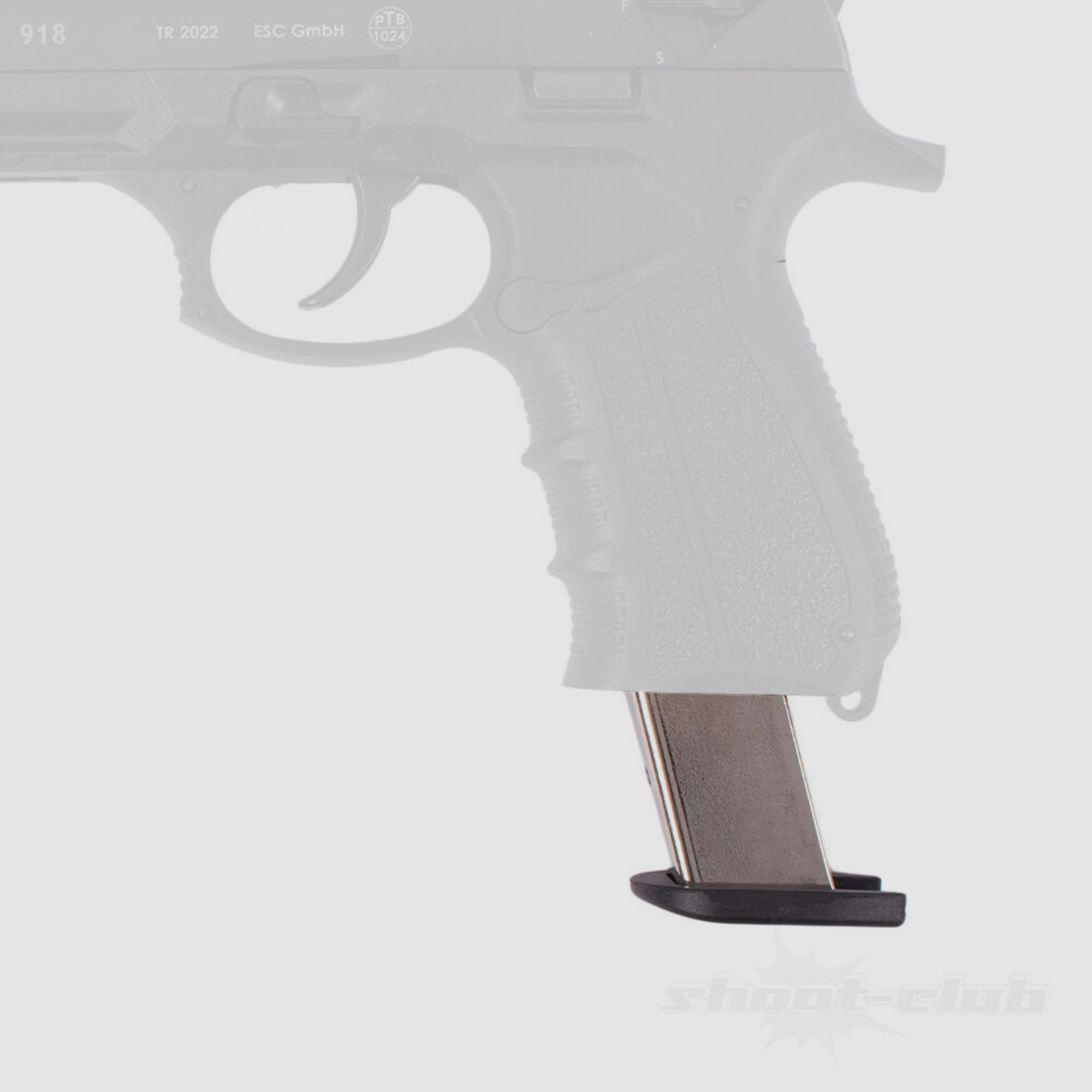 Zoraki 918 Magazin 18 Schuss Chrom Schreckschuss-Pistole - 9mm P.A.K.